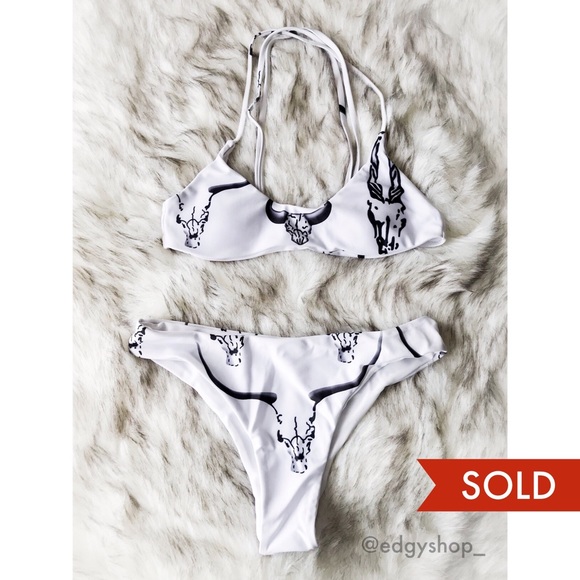 THE EDGY SHOP Other - Cross Back Bralette Bikini